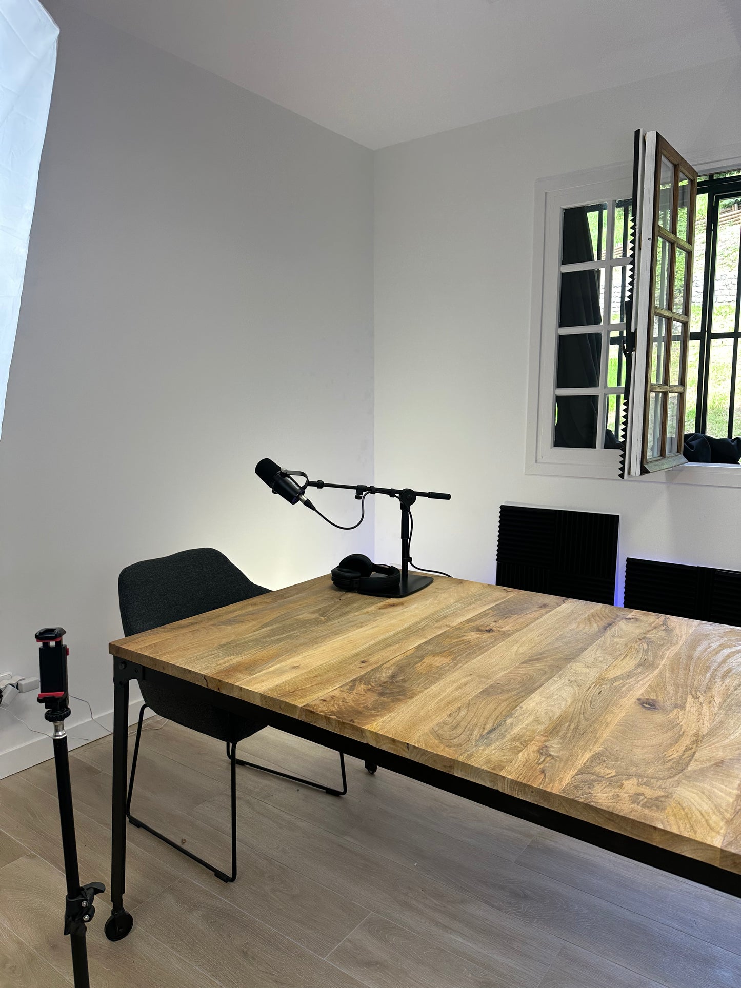 Producción de podcast.