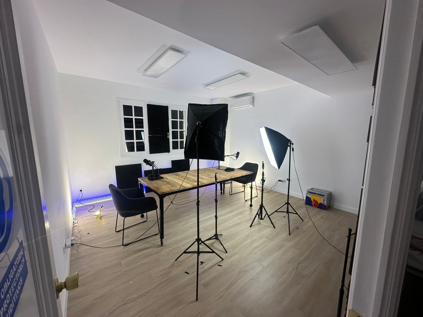 Producción de podcast.